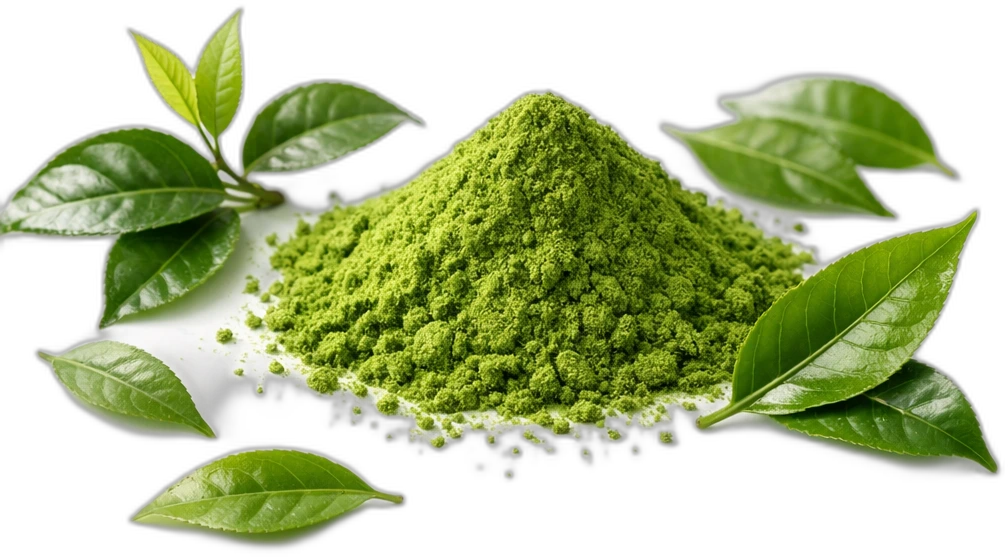 Green Tea Extract leaves and powder